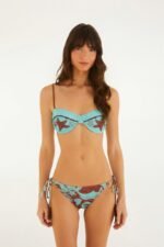 Blue Shell Padded Underwire Bikini Top - Image 4