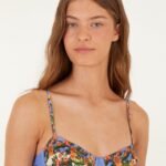Light Blush Hilo Stripes Underwire Bikini Top