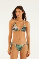 Mosaic Side Ties Tassels Bikini Bottom