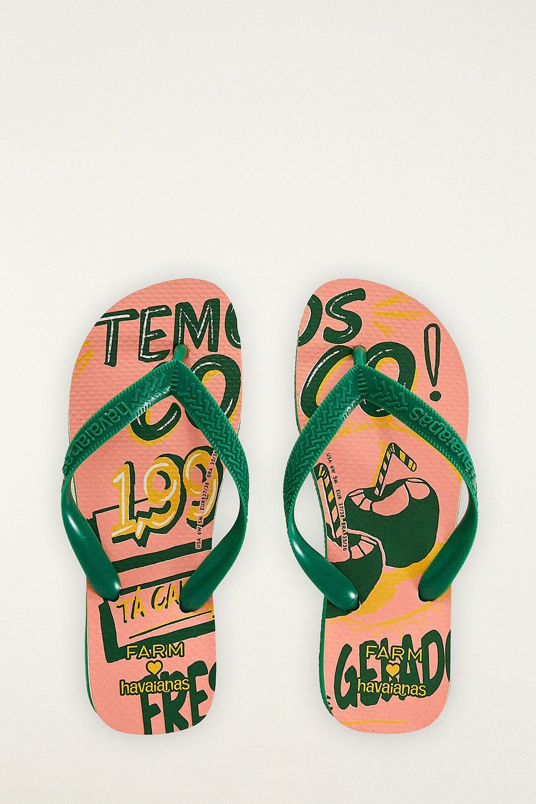 305923_01_7c0c42ac-02fb-4343-aa72-f2eca1e00d32 Pink Temos Coco Havaianas Sandals - Image 1