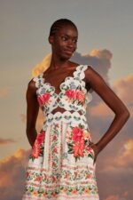 Off-White Bloom Garden Maxi Dress - Image 2
