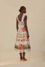 Off-White Bloom Garden Maxi Dress - Image 5