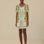 Papaya Salad Scarf Mini Dress
