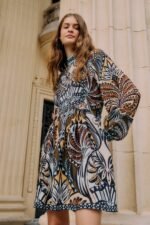 Multicolor Balamana Mini Dress - Image 4