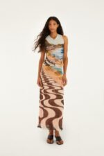 Multicolor Copacabana Beach Sleeveless Blouse - Image 4
