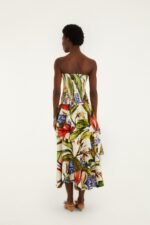 Sand Florart Strapless Maxi Dress - Image 3