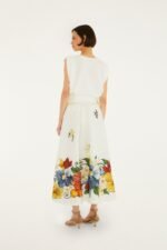 Off-White Tropi Embroidered Maxi Skirt - Image 3