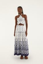Off-White Fishes Flow Maxi Skirt
