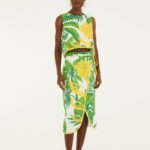 Off-White Amazon Graphic Midi Skirt