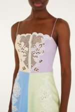 Multicolor Embroidered Midi Dress - Image 2