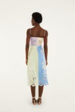 Multicolor Embroidered Midi Dress - Image 3