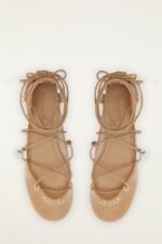 Sand Sea Lace Up Jelly Ballerina - Image 3