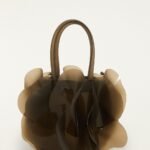 Dark Olive Jelly Flower Bag
