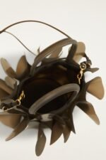 Dark Olive Jelly Flower Bag - Image 3