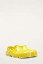 Yellow Monstera Slingback Rain Clog - Image 2