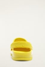 Yellow Monstera Slingback Rain Clog - Image 4