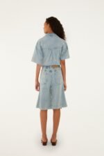 Denim Sea Desire Embroidered Bermuda Shorts - Image 5