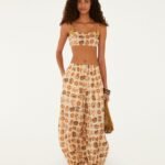 Sand Marine Shells Balloon Pants