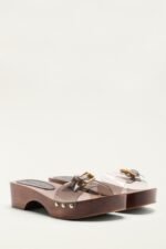 Brown NONELIE Jelly Clog - Image 2