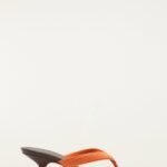 Orange Rob Kitten Heeled Sandal