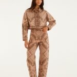 Beige Cosmopolitan Slim Pants