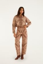 Beige Cosmopolitan Slim Pants
