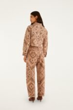 Beige Cosmopolitan Slim Pants - Image 3