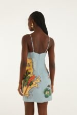 Blue Beaches Path Ballon Mini Dress - Image 3