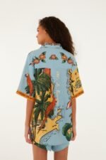 Multicolor Beaches Path Buttoned Shirt - Image 3