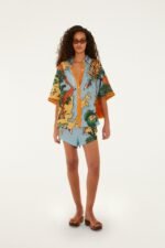 Multicolor Beaches Path Buttoned Shirt - Image 4