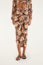 Ammonite Multicolor Midi Skirt - Image 2