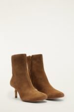 Brown Suede Bamboo Bootie - Image 2