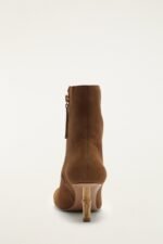 Brown Suede Bamboo Bootie - Image 3