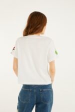 Off-White Cool Day Embroidered T-Shirt - Image 3