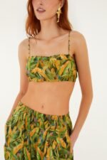 Green Forest Parrots Balloon Top - Image 6
