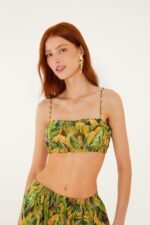 Green Forest Parrots Balloon Top - Image 7