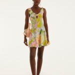 Light Blue Spring Affair Cut-Out  Mini Dress