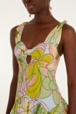Light Blue Spring Affair Cut-Out  Mini Dress - Image 3