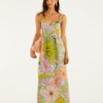 Light Blue Spring Affair  Maxi Dress