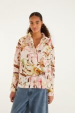 Light Pink Equestrian Buttoned Shirt