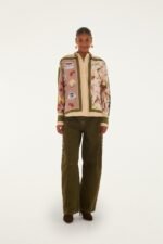 Multicolor Countryside Mixed Scarf Buttoned Shirt - Image 4
