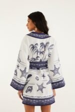 Off-White Coast Scarf  Mini Dress - Image 3