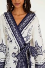 Off-White Coast Scarf  Mini Dress - Image 4