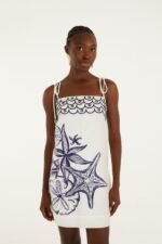 Off-White Coast Stars  Mini Dress - Image 4