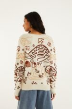 Off-White Countryside Cornelli Buttoned Knit Cardigan - Image 3