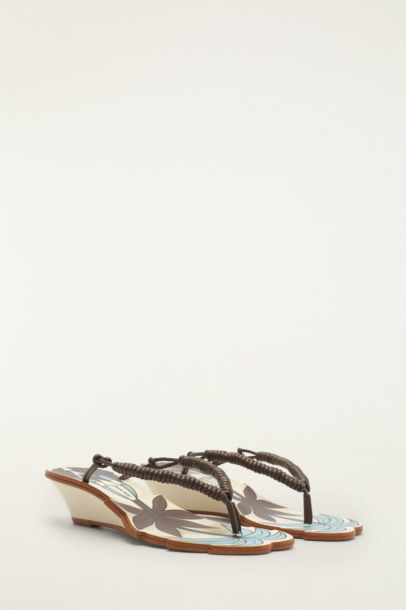 nonelie-off-white-palm-tree-cutwork-wedge-sandal_369180.jpg Off-White Palm Tree Cutwork Wedge Sandal - Image 1
