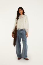 Off-White Richelieu Long Sleeve Blouse - Image 2