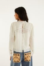 Off-White Richelieu Long Sleeve Blouse - Image 3