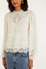 Off-White Richelieu Long Sleeve Blouse - Image 4