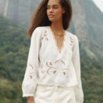 Off-White Richelieu Long Sleeve Blouse